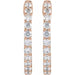 Lab-Grown Diamond Inside-Outside Hoop Earrings - Style 653631