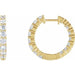Lab-Grown Diamond Inside-Outside Hoop Earrings - Style 653631
