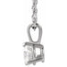 Lab-Grown Diamond Solitaire Necklace - Style 23559