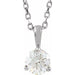 Lab-Grown Diamond Solitaire Necklace - Style 23559