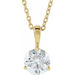 Lab-Grown Diamond Solitaire Necklace - Style 23559