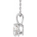 Lab-Grown Diamond Solitaire Necklace - Style 23559