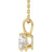 Lab-Grown Diamond Solitaire Necklace - Style 23559