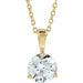 Lab-Grown Diamond Solitaire Necklace - Style 23559
