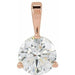 Lab-Grown Diamond Solitaire Pendant - Style 23559