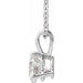 Lab-Grown Diamond Solitaire Necklace - Style 23559