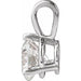 Lab-Grown Diamond Solitaire Pendant - Style 23559