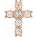 Lab-Grown Diamond Cross Pendant - Style R42309