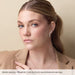 Lab-Grown Blue Diamond Round 4-Prong Lightweight Stud Earrings