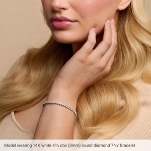 Lab-Grown Diamond Line Bracelet - Style 67501