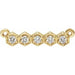 Ladies Natural Diamond Necklace Center (I1, G-H) — 14K Yellow Gold