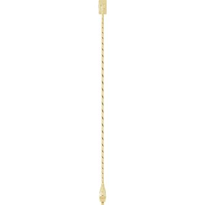 Lab-Grown Diamond Bezel-Set Solitaire Curb Link Bracelet