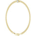 Lab-Grown Diamond Bezel-Set Solitaire Curb Link Bracelet
