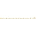 Ladies Natural Diamond Line 7 1/ Bracelet (I1, G-H) — 14K Yellow Gold