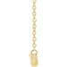 Lab-Grown Diamond Accented Bar Necklace