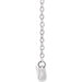 Lab-Grown Diamond Accented Bar Necklace