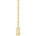 Lab-Grown Diamond Accented Bar Necklace
