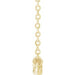 Lab-Grown Diamond Accented Bar Necklace