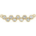 Ladies Natural Diamond Necklace Center (I1, G-H) — 14K Yellow Gold