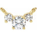 Ladies Natural Diamond Necklace Center (I1, G-H) — 14K Yellow Gold