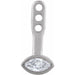 Ladies Natural Diamond Front-Back Solitaire Earring Jackets (I1, G-H) — 14K White Gold