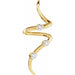 Ladies Natural Diamond Three-Stone Pendant (I1, G-H) — 14K Yellow Gold