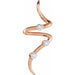 Ladies Natural Diamond Three-Stone Pendant (I1, G-H) — 14K Rose Gold