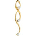 Ladies Natural Diamond Pendant (I1, G-H) — 14K Yellow Gold