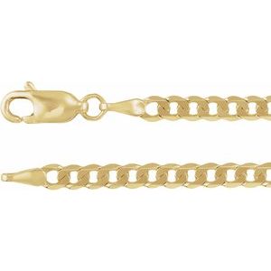 Lab-Grown Diamond Bezel-Set Solitaire Curb Link Bracelet