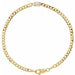 Lab-Grown Diamond Bezel-Set Solitaire Curb Link Bracelet