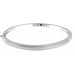 Ladies Natural Diamond Pavé-Style Bracelet (I1, H+) — 14K White Gold