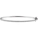 Ladies Natural Diamond Pavé Bracelet (I1, H+) — 14K White Gold
