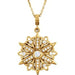 Ladies Natural Diamond Necklace (I1, G-H) — 14K Yellow Gold