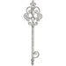 Ladies Natural Diamond Key Pendant (I2, G-H) — Sterling Silver