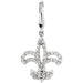 Ladies Natural Diamond Charm/Pendant (I1, G-H) — 14K White Gold