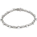 Ladies Natural Diamond Line 7 1/ Bracelet (Si1, G-H) — 14K White Gold