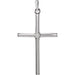 Ladies Natural Diamond Cross Pendant (I1, G-H) — Sterling Silver