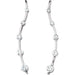 Ladies Natural Diamond Left Journey Earring — 18K White Gold