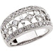 Ladies Natural Diamond Ring (I1, H+) — 14K White Gold