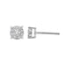 EARRINGS 0.20CT ROUND DIAMOND 10K WHITE GOLD