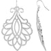 Ladies Natural Diamond Earrings — Sterling Silver