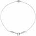 Ladies Natural Diamond Bracelet (I1, H+) — 14K White Gold