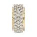 MEN'S BAND 2.00CT ROUND DIAMOND 10K YELLOW GOLD