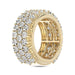 MEN'S BAND 2.00CT ROUND DIAMOND 10K YELLOW GOLD