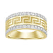 MEN'S BAND 1.00CT ROUND DIAMOND 14K YELLOW GOLD (SI QUALITY)