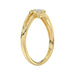 LADIES RING 0.05CT ROUND DIAMOND 10K YELLOW GOLD