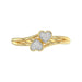 LADIES RING 0.05CT ROUND DIAMOND 10K YELLOW GOLD