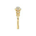 LADIES RING 0.20CT ROUND DIAMOND 10K YELLOW GOLD