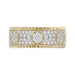 MEN'S RING 0.75CT ROUND DIAMOND 10K YELLOW GOLD