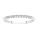 LADIES BAND 0.15CT ROUND DIAMOND 14K WHITE GOLD